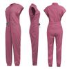Medical Frosted Stand-up Collar Flying Sleeve Zipper Operating Room Doctor, Nurse and Care Worker Overalls