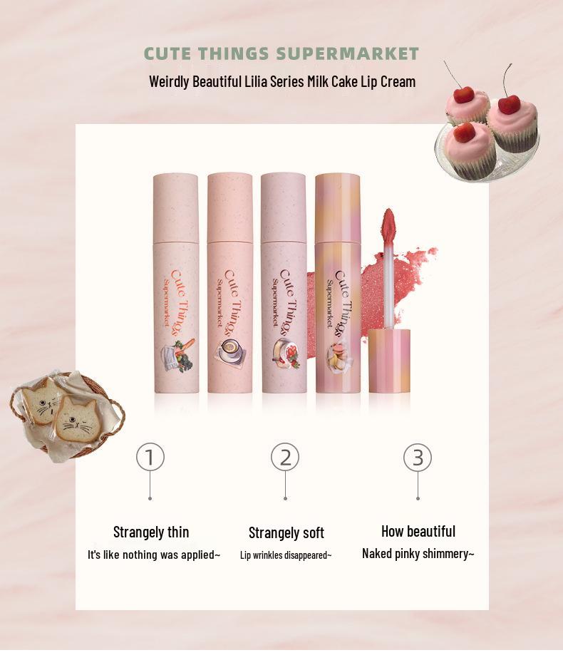 Flortte Velvet Matte Lip Cream in Kitten Milk Cake - Non-Stick Formula