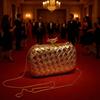 Elegant Luxury Evening Woven Chain Clutch - Women's High-Style Shoulder Bag