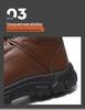 Herren Große Fleecegefütterte Baumwoll-Wanderschuhe, Weiche Sohle Rutschfest Lässige Outdoor-Schnee-Stiefel (2025)