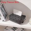 Creative Polka Dot Tissue Box With Polyester Fabric For Home Decor And Office Use