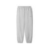 Simple Comfortable Solid Color Breathable Knitted Sports Pants Unisex Pants Mixed-Gray L126U017-046J