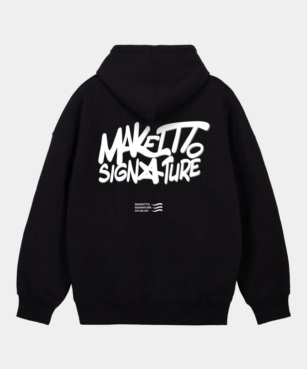 Худи с логотипом Make It Two Graffiti 2_Черный M(Kimo O)