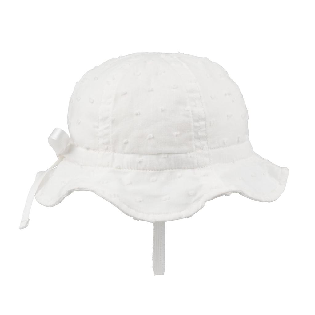 [MIKIHOUSE HOT BISCUITS] Tulip Hat, Hat for Boys and Girls, Baby, Children's Clothing, White, SS (44-48cm) 72-9108-687