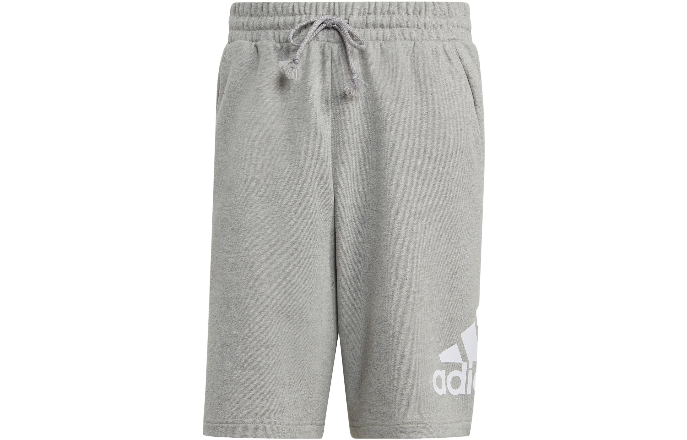 Adidas Essential Casual Shorts Men s Medium Heather Gray Moderate Medium Heather Gray|M
