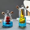 Andytai Two-in-One Glass Condiment Dispenser