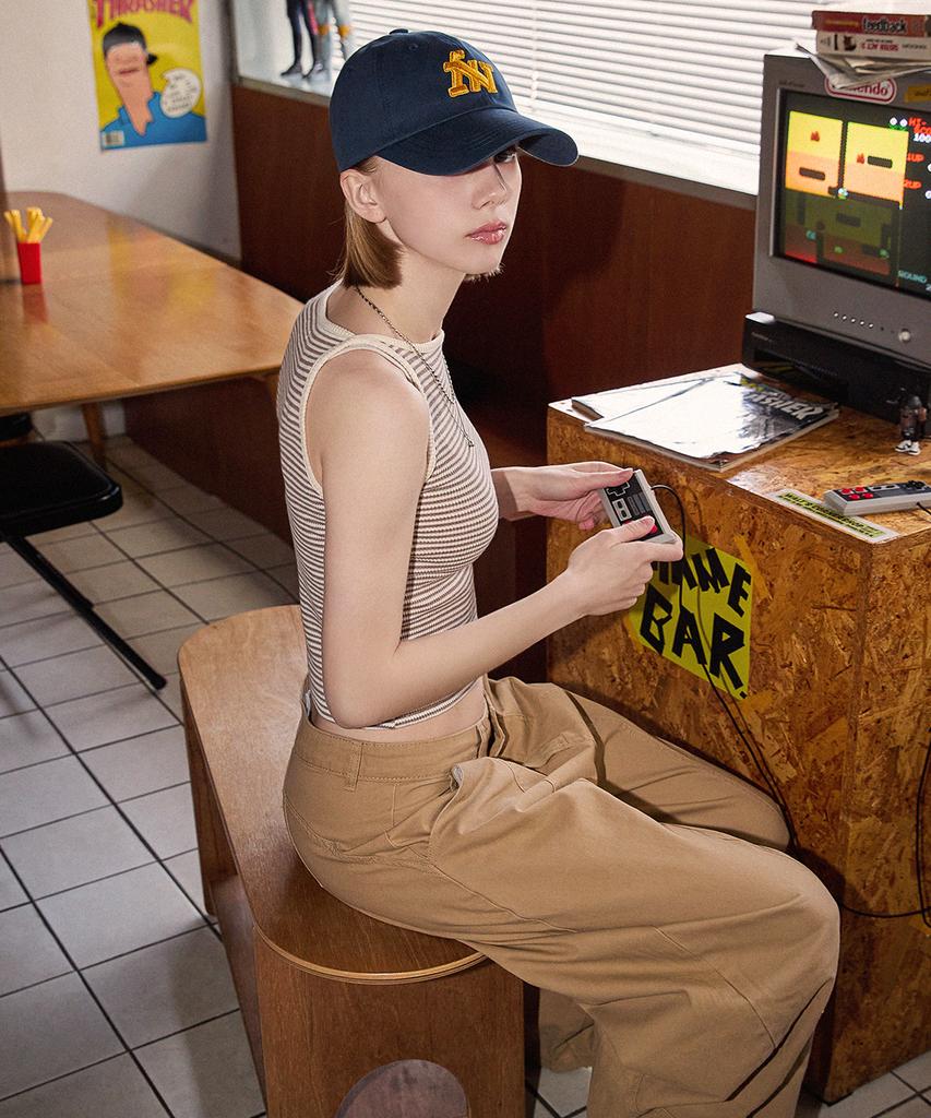 Nasibeunmoeo Basic Line Ball Cap Navy