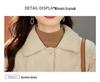 Baumwollgepolsterte Jacke für Damen 40-50: Stilvoller Petite Kurzmantel, lässiges leichtes Oberteil für Herbst/Frühling/Sommer.