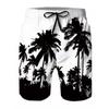 Summer Men's Lightweight Breathable 3D Printed Beach Shorts Summer Casual Swimwear for Outdoor Activities