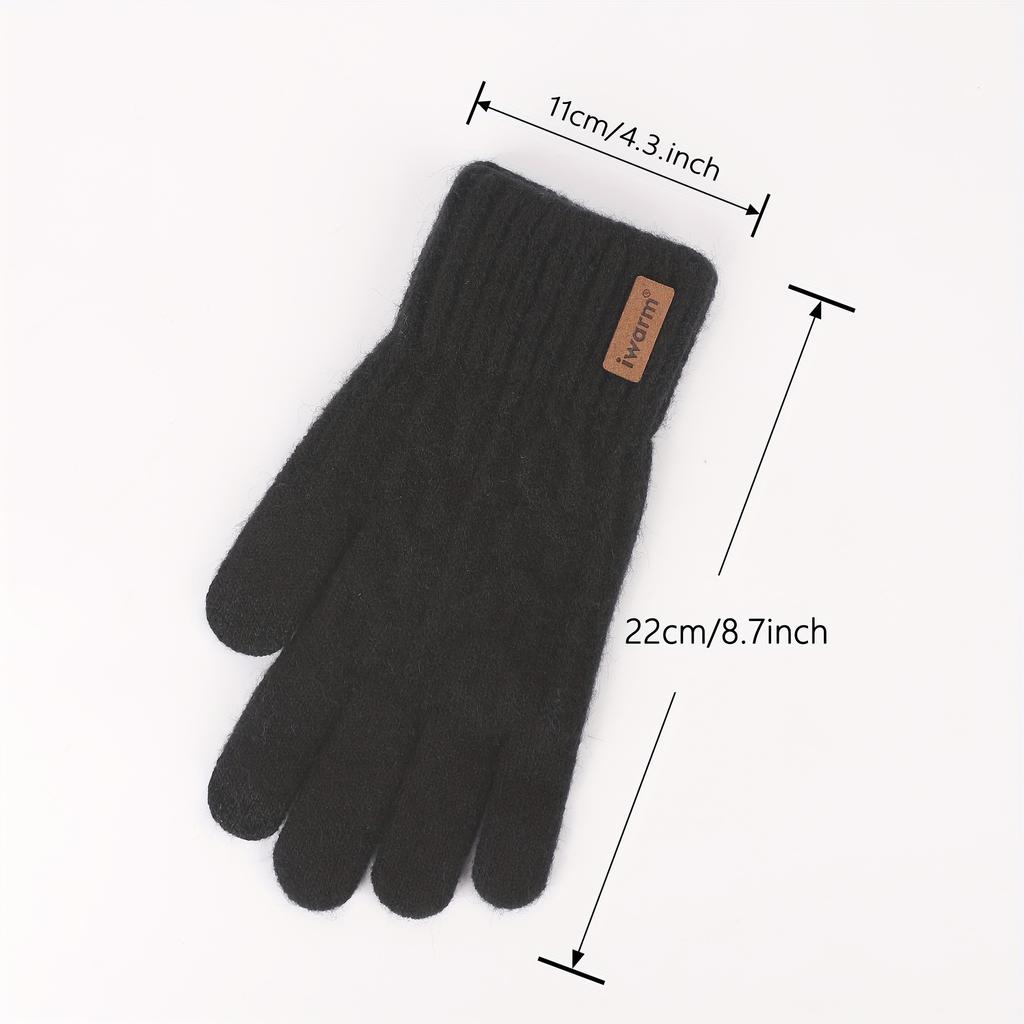 Unisex Alpaca Gloves - Warm, Touchscreen Compatible, Ideal for Winter, Office, Travel, Cycling, Office Gloves | Stylish Gloves | Soft Gloves