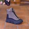 Retro Style Muffin Thick-soled Velvet Warm Snow Boots Women's Winter New Comfortable Soft Casual Short Boots