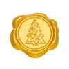10Pcs Embossed Seal Stickers Adhesive Seal Decals for Wedding Invitations, Envelope, Birthday Valentines Christmas Card