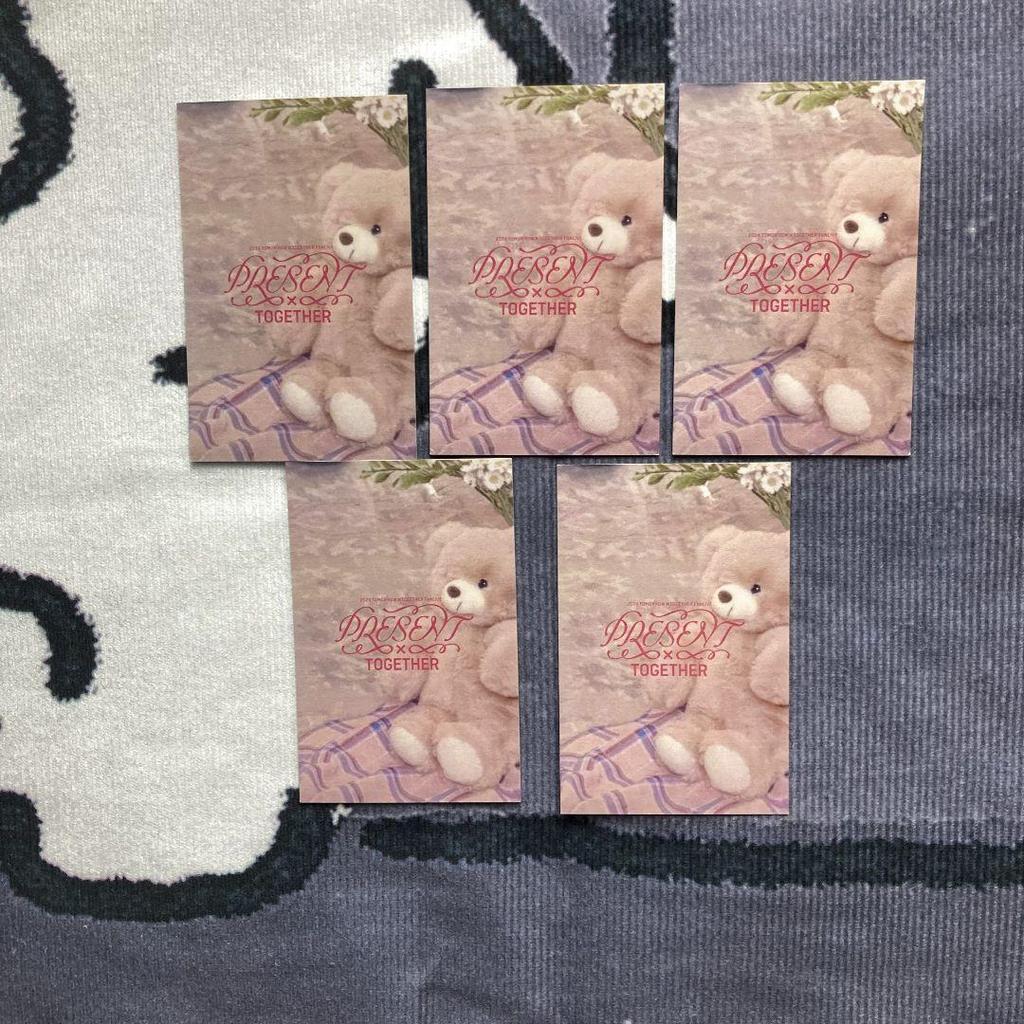 [USED] TXT MOAZONE FANLIVE Fan Live 5 Trading Cards