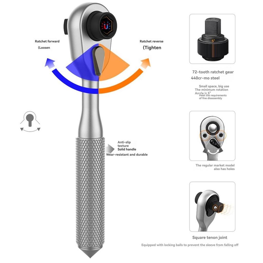 2026 New Screwdriver Kit 42in1 Aluminum Alloy, Ratchet Magnetic, Flexible Shaft for DIY & Furniture