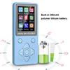 T1 Music MP3 MP4 Player Bluetooth Support 32G Memory Card Crossshaped Buttons Blue
