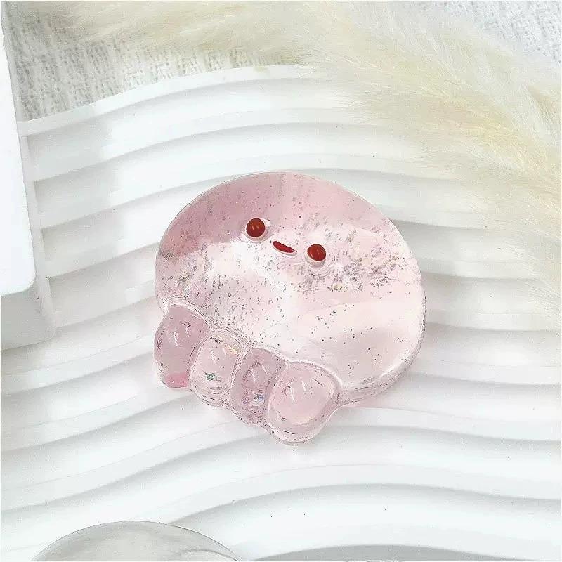 Taba Squishy Quallen Oktopus Spielzeug - Transparent Niedlich Sensorisches Fidget für Schreibtisch Fokus