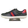 Gucci Ace GG Supreme Canvas Low Top Casual Sneaker Men's Black 429445 96G50 1130