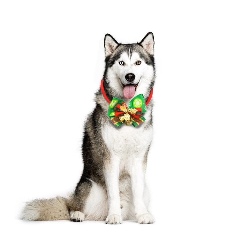 

Charming Christmas Bow Tie Collar For Pets Available In Various Colors A Through H F