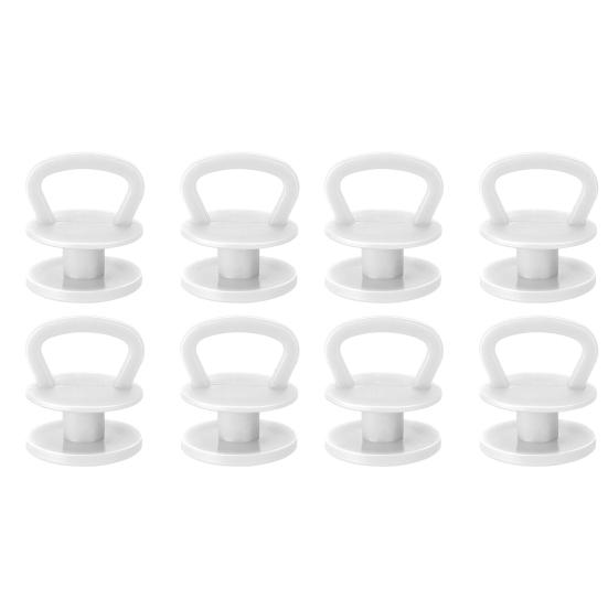 2/4/8Pcs Reusable Replacement Buttons with Built-in Hook Set Twist Lock Mechanism Simple Installation Bag Hooks Buttons