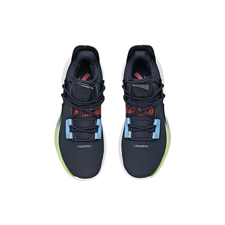Anta Airspace 2 UFO Low top Performance Basketball Shoes Men's Dark Blue Black 112011606-10