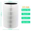 2 Pcs Replacement Filter for Blueair Blue Pure 411,411+ & Mini Air Purifier,HEPA & Activated Carbon Composite Filter