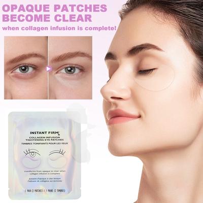 Kollagen Augenpads (8 Paare) Augenpads gegen Augenringe und geschwollene Augen, Augenmasken, Geschwollene Augen 10ml