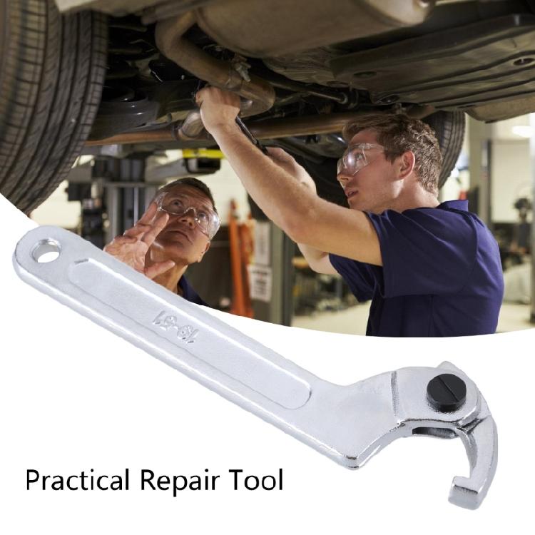 Adjustable Pin Spanner Wrenches Tool Spanner Nut Wrenches Tool Coilover Hook Wrenches 3/4-2"(19-51mm)