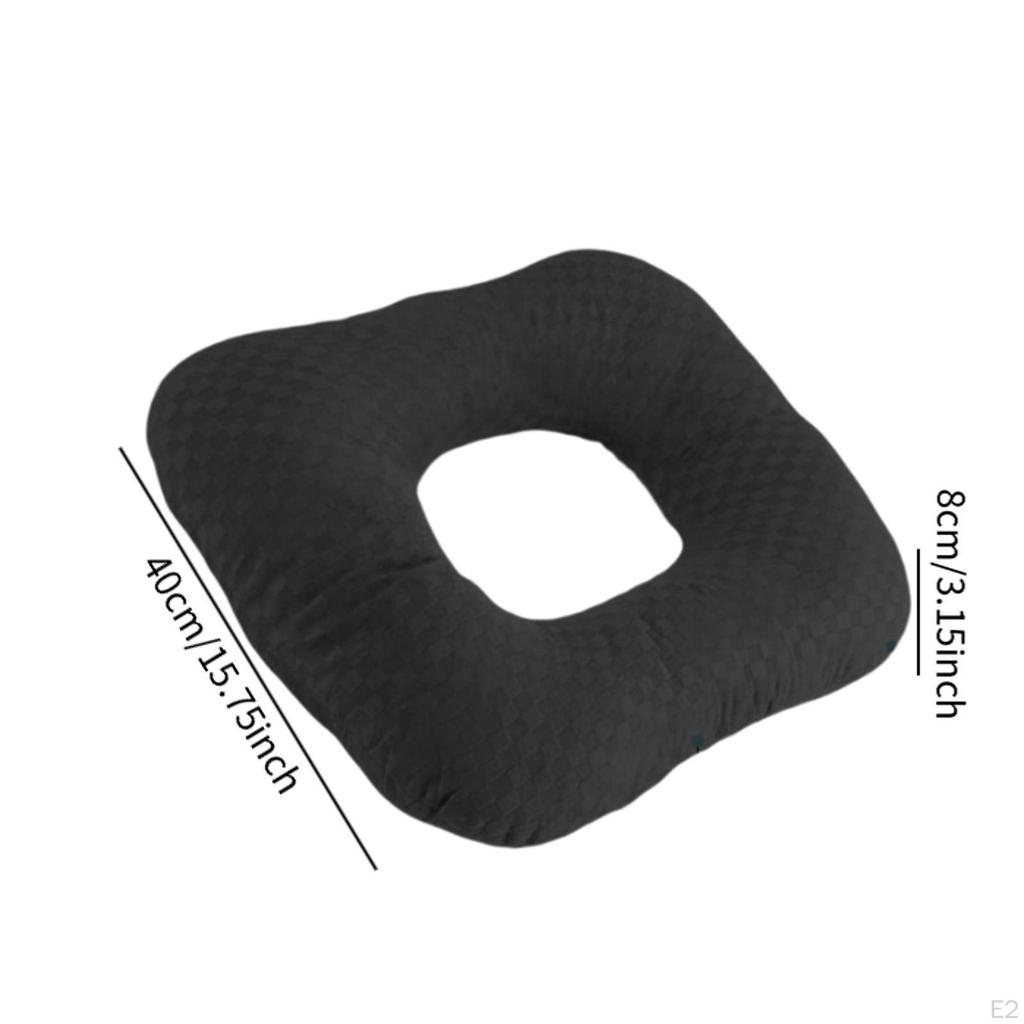 Donut Pillow Seat Cushion for Tailbone Recliner Office Chair Airplane