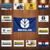 35ft NNew Holland NHAGs Tractoren Vlag Polyester Digitaal Bedrukt Gereedschap Wandkleed Banner Gordijn Voor Decoratie landbouw