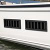 2 Pieces ABS Plastic Louvered Ventilation Cover Robust for Boats, Yachts