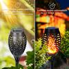 1/2/4/6/8/10Pcs Solar Flame Torch Lights Flickering Light Waterproof Garden Decoration Outdoor Lawn Path Yard Patio Floor Lamps