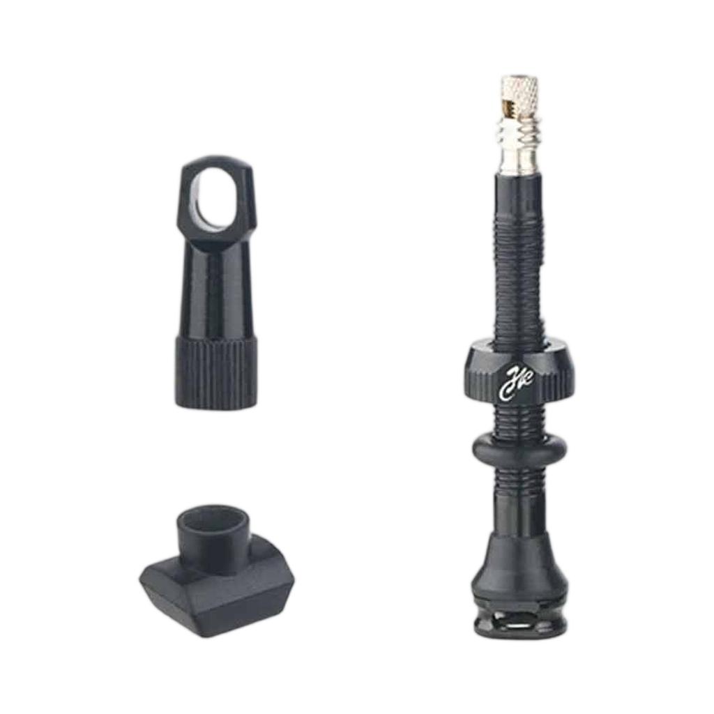 Aluminum Alloy   Nozzle – Detachable   for 50/80 Tubeless Carbon and Aluminum Rims, Vacuum Tire Accessory, Easy Installation &