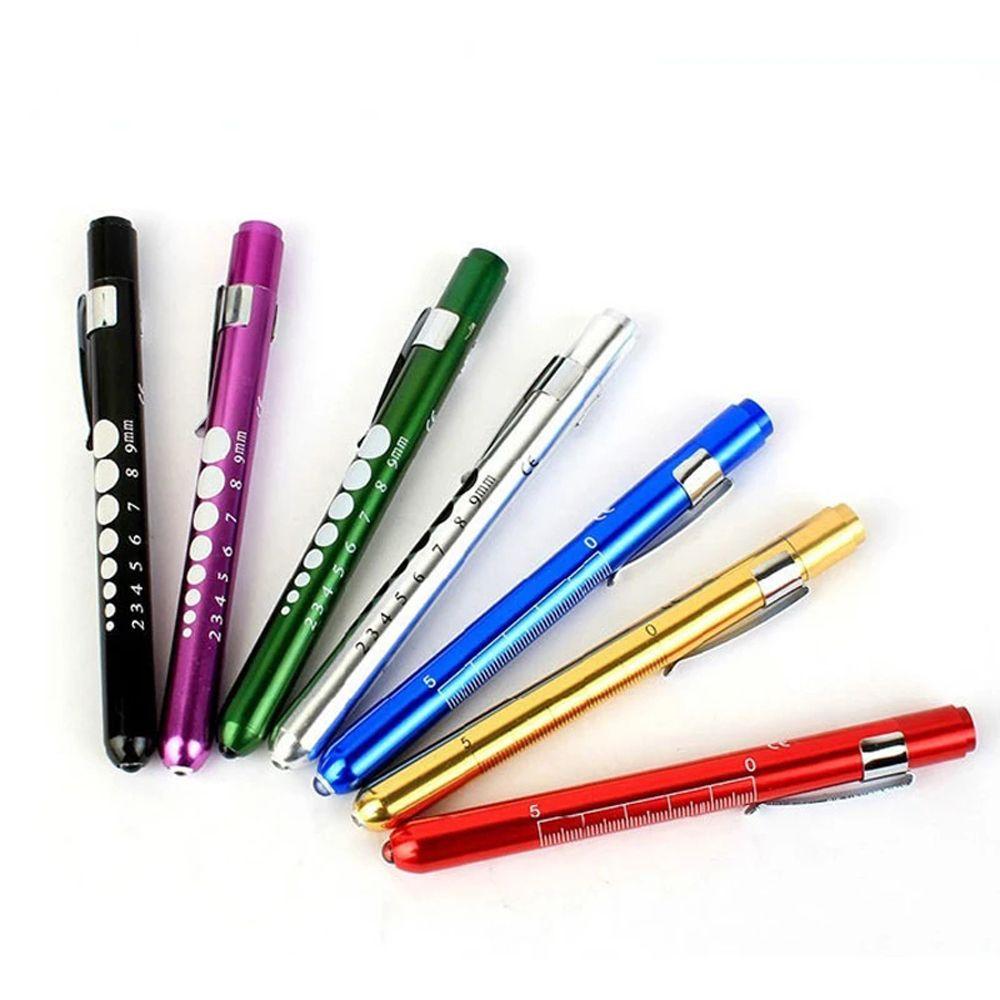 Function Pocket Clip Ophthalmoscope LED Pen Light Doctor Nurse Pen Flashlight Torch Penlight Torch