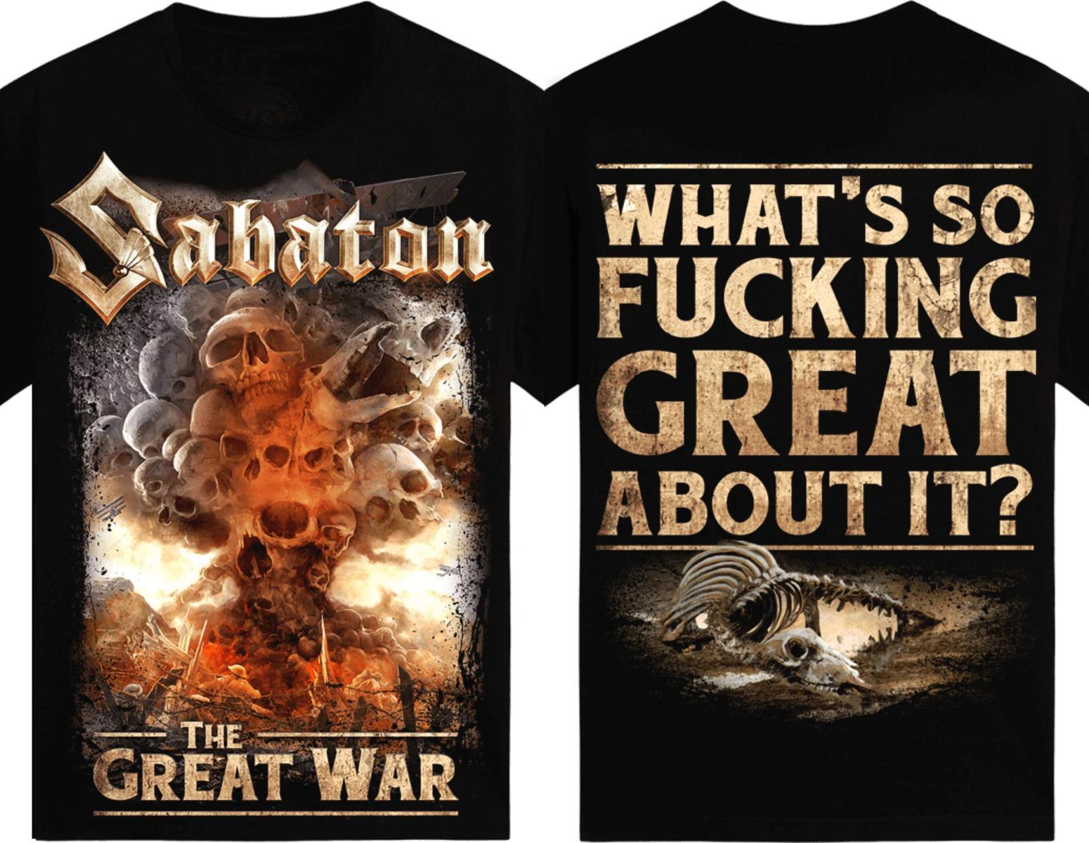 

Футболка з логотипом гурту Heavy Metal Футболка Swedish Pagans Sabaton Чоловіча Жіноча Оверсайз Y2k Вуличний Хіп-Хоп Повсякденна Вільна Високоякісні Футболки S