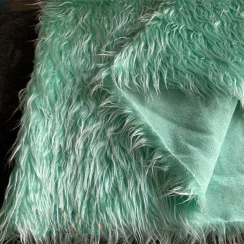 

4-6cm Fur Length Two-color Imitation Wool Fabric Wool Tufted Plush for DIY Plush Decor Toy Animal Costumes Background Materials 50CM X 160CM