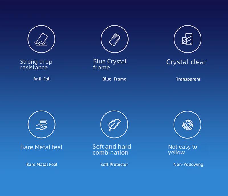 Transparent Airbag Anti-Fall Protective Case for iPhone 15 Pro Max