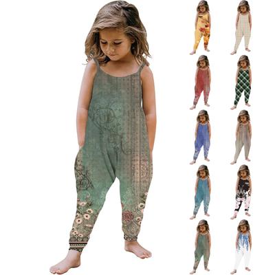 Toddler Kids Baby Girls Sleeveless Summer Romper Jumpsuit Playsuit Clothes