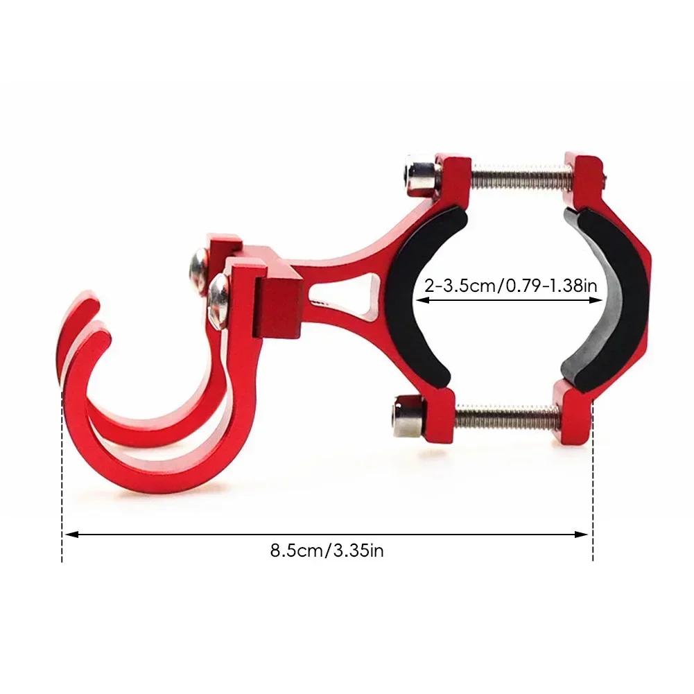 Electric Scooter Double Metal Hooks Simple Bike Shelf Tube Storage Hanger Buckle Hooks Hooks Ebikes Portable Helmet Rack