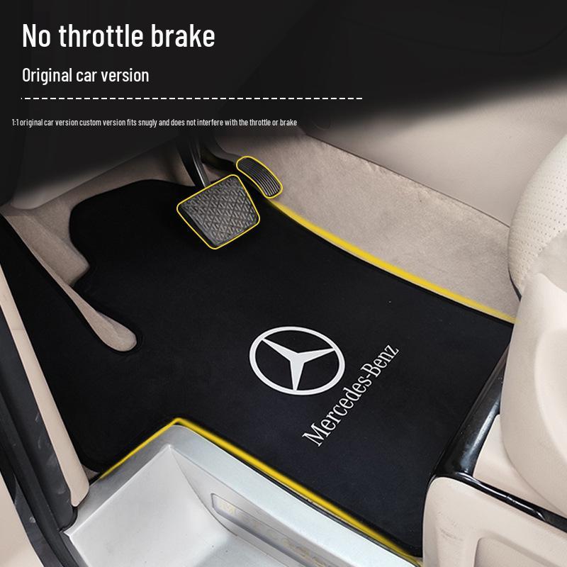 Tappetini personalizzati per Mercedes-Benz V260/V260L: Copertura Completa per Fronte, Centro e Bagagliaio