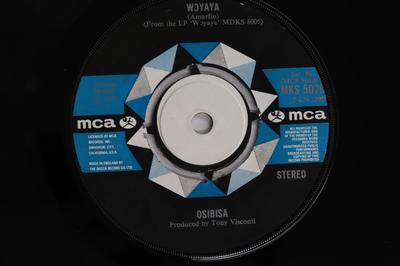 7-inch Plaat OSIBISA - Music For Gong Gong / Woyaya MKS5079 MCA RECORDS 1971 US Rock Gebruikt