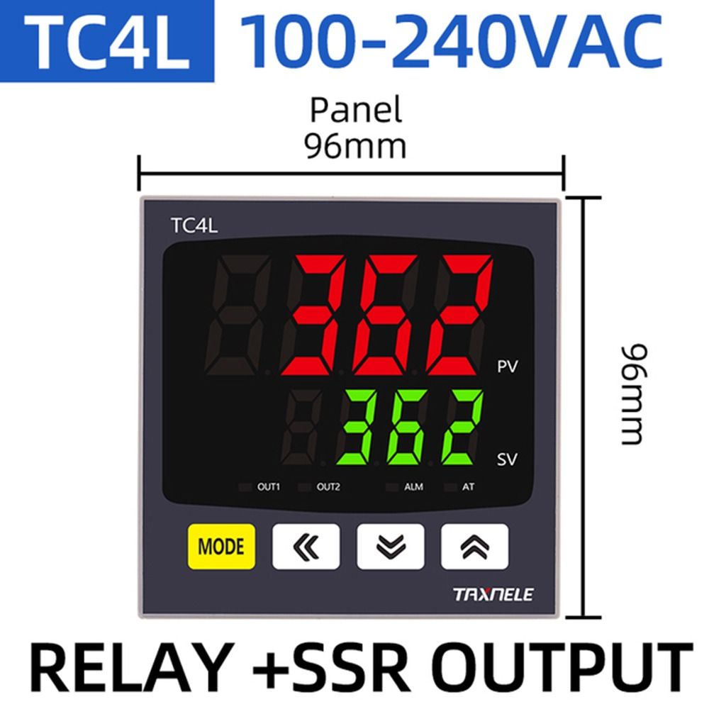 Professional TC4S TC4H TC4L TC4M Output Temperature Controller SSR Relay Digital PID Thermostat Dual Regulator