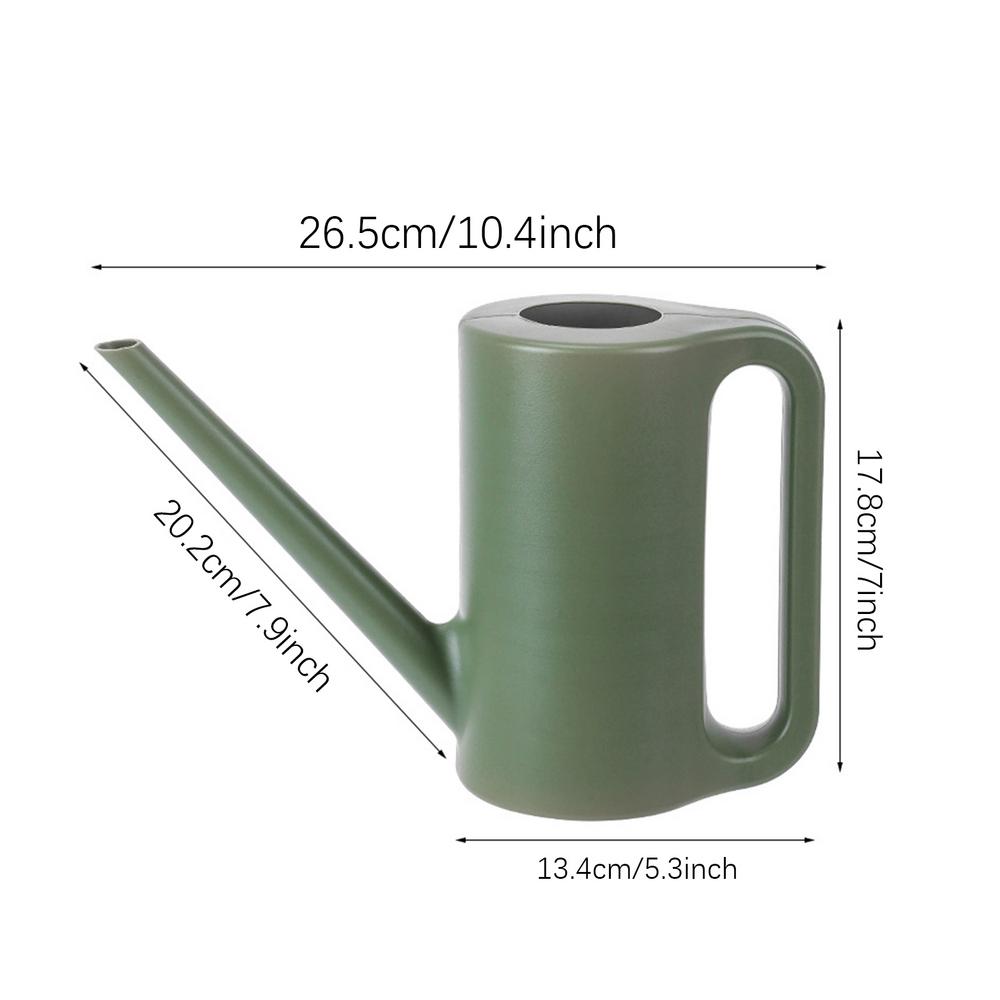Лейка для полива Садовая лейка Декоративная лейка с длинным носиком Прочная лейка Анти-проливная лейка для комнатных растений Сада армия зеленый