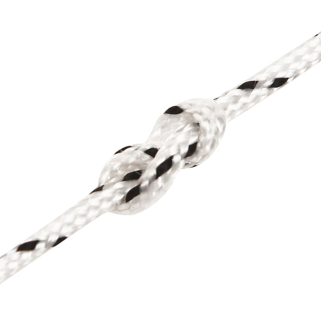 Boat Rope Braided White 2 mm * 500 m Polyester