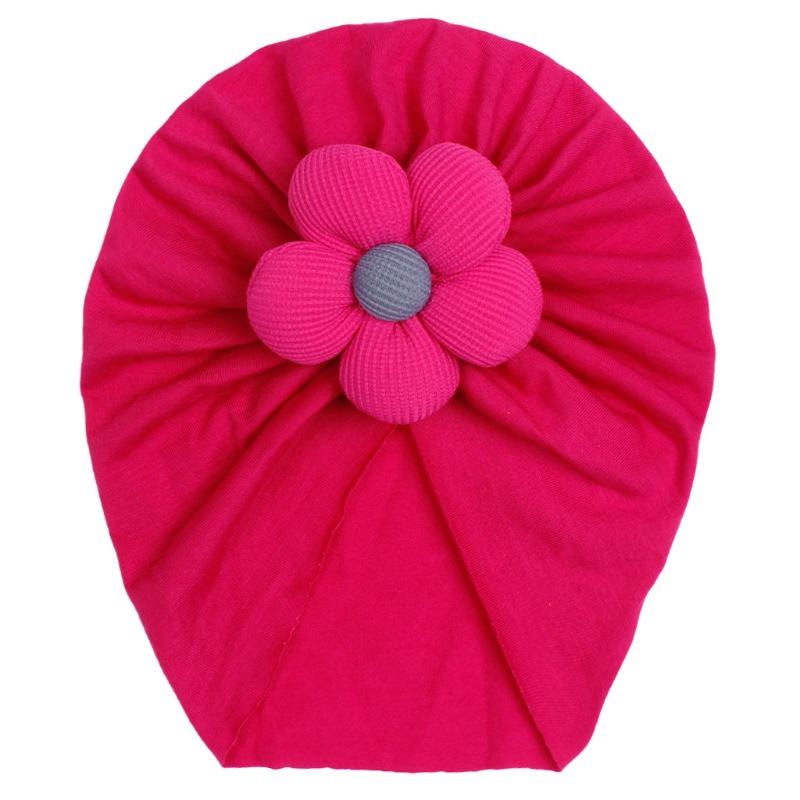 Autumn New Children's Imitation Cotton Pullover Hat, Baby Creative Comfortable Breathable Flower Hat, Baby Hat