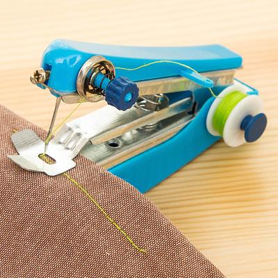 Mini máquina de coser portátil inalámbrica para telas de ropa