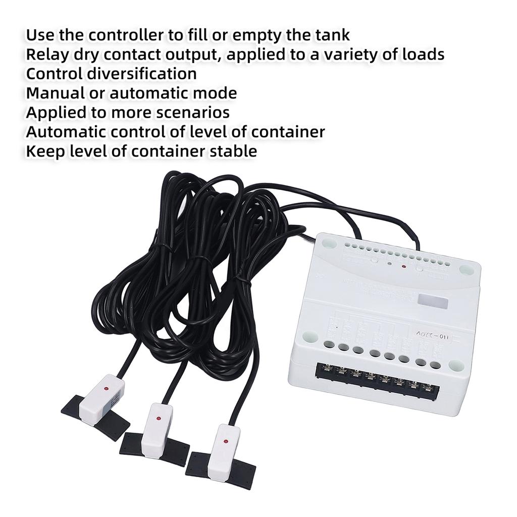 Automatic Water Level Controller Non Contact Pump Tank Filling System Sensor AC110V‑220V