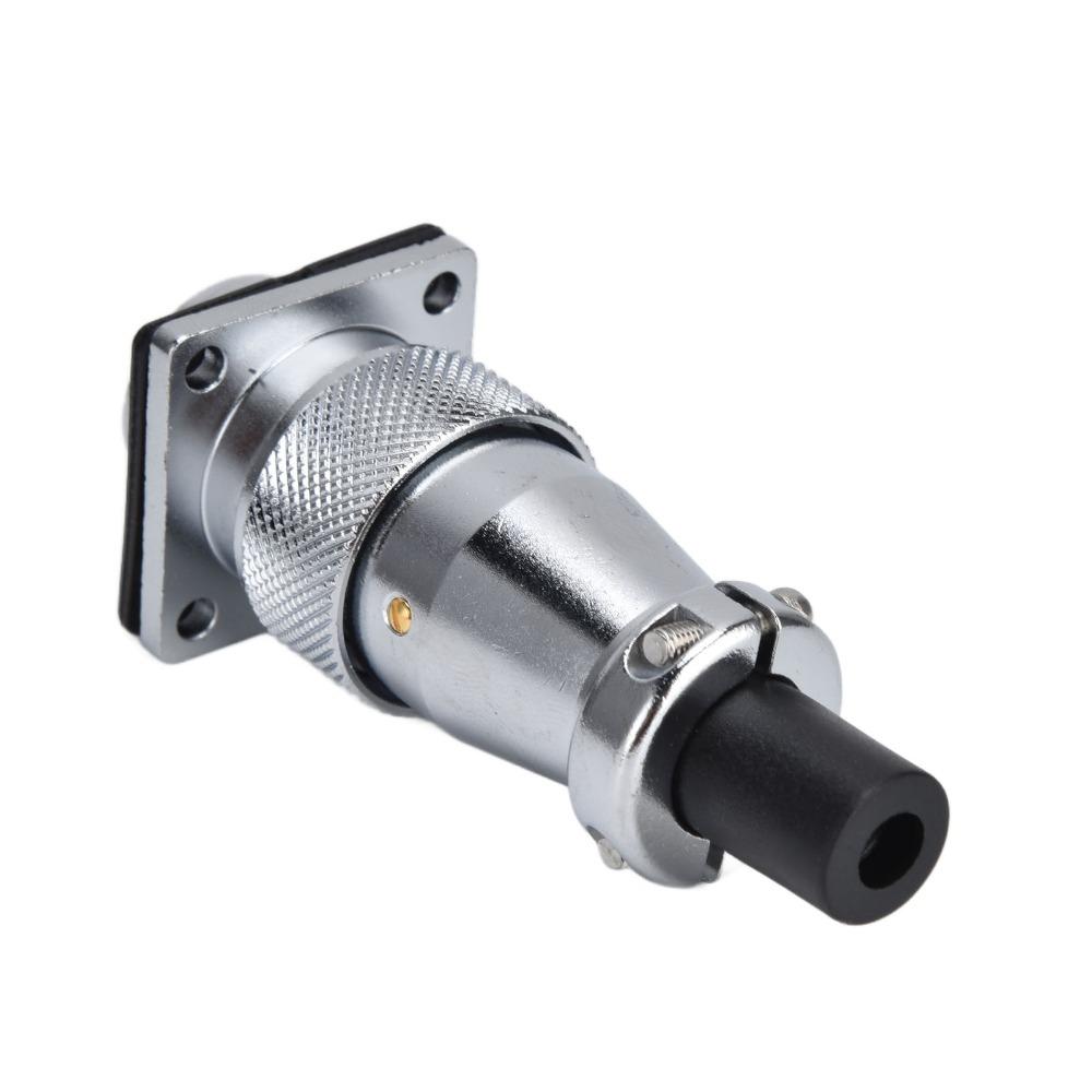 WS20 2 Pins Plug Socket Waterproof Panel Mount Connector Aviation Connector  Wiring Connecting