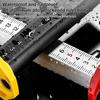 Leveling Tool High Precision Level Ruler Magnetic Dual Use Height Gauge Aluminum Alloy Level Bubble Magnetic Ruler Tile Laying