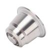 Reusable Coffee Pod 304 Stainless Steel Refillable Coffee Filter Capsule Cup with Brush and Spoon for Coffee Makers