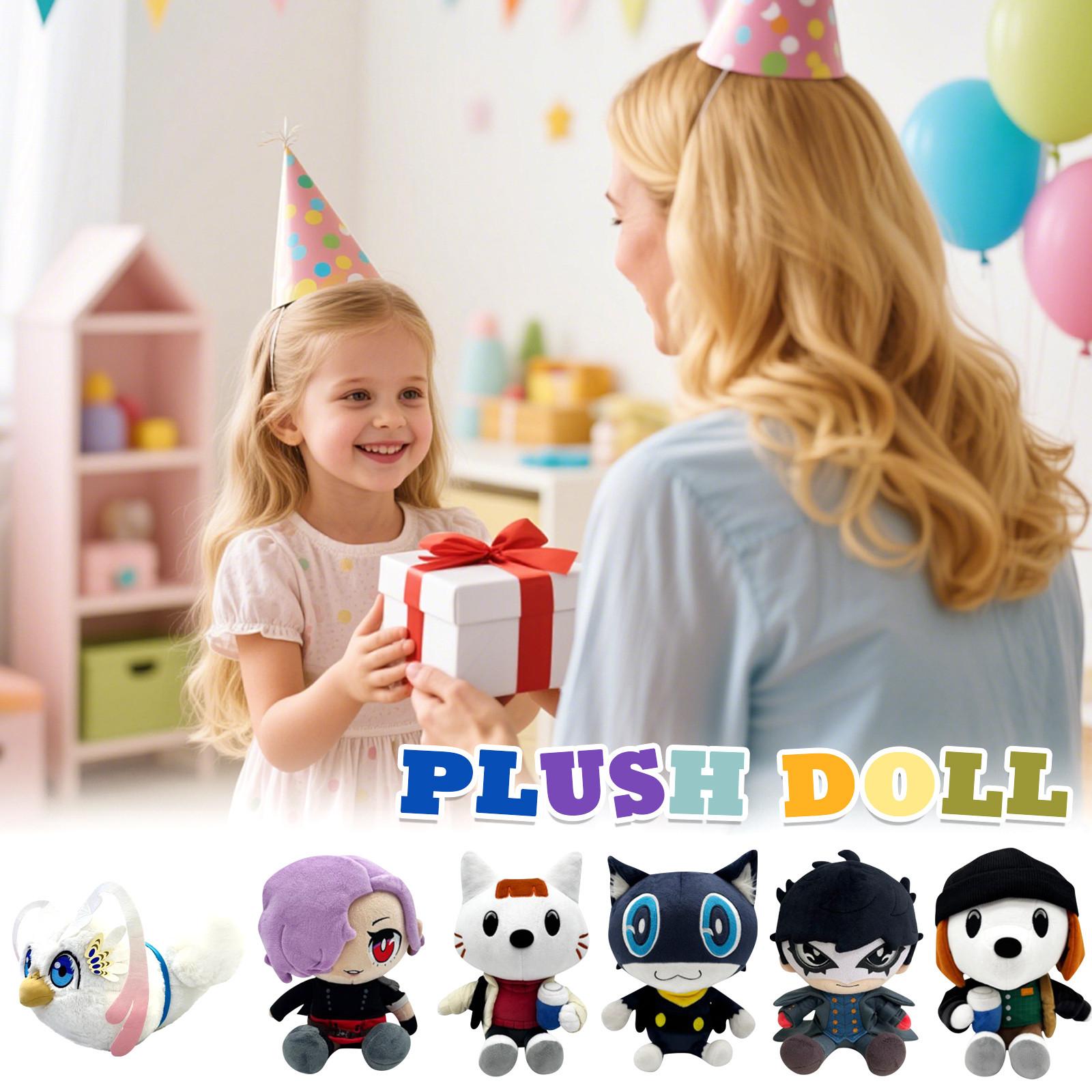 

Плюшевая кукла, игрушка в подарок, мультяшный стиль, детская тряпичная кукла, детская подарочная подушка One Size